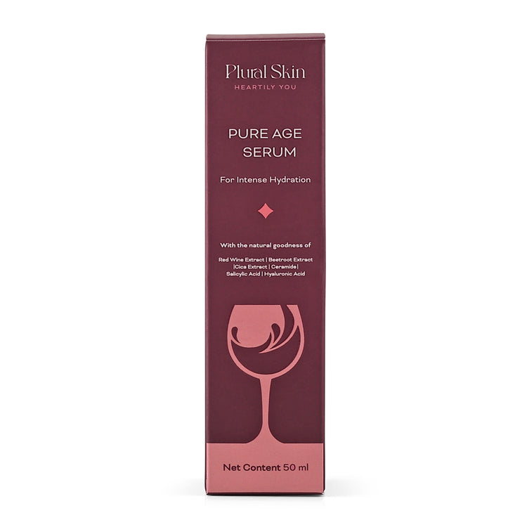 Pure Age Serum with Hyaluronic Acid and Red Wine Extract (50 ml)