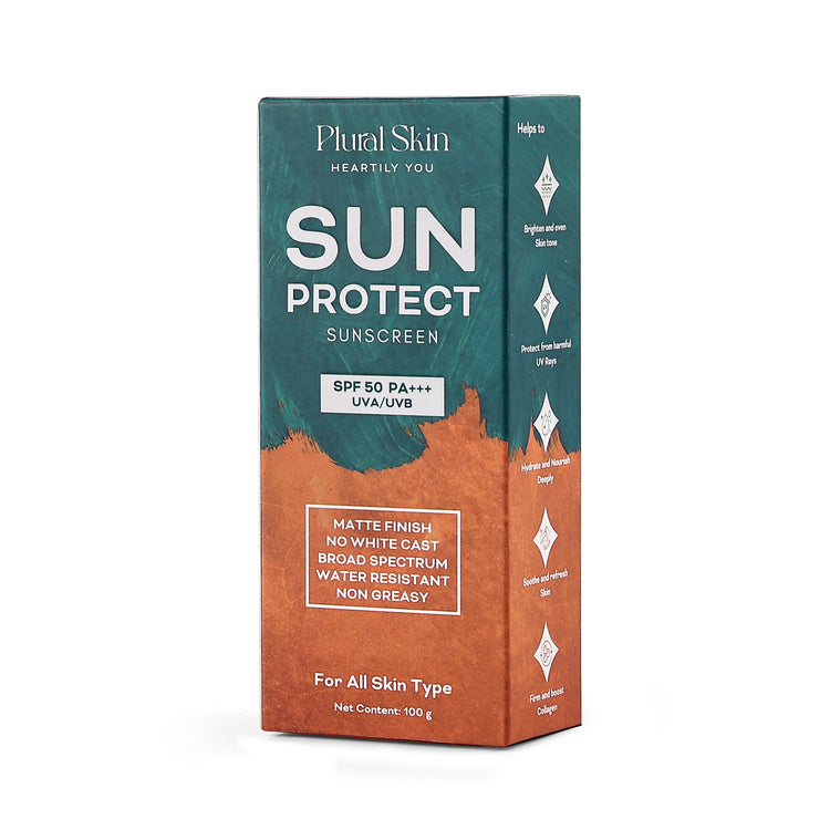 Sun Protect Sunscreen SPF 50 PA+++ UVA/UVB Matte Finish, Waterproof Sunscreen