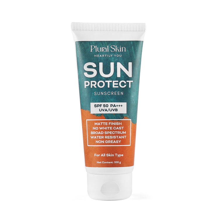 Sun Protect Sunscreen SPF 50 PA+++ UVA/UVB Matte Finish, Waterproof Sunscreen