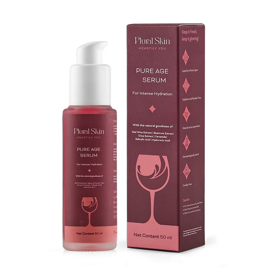 Pure Age Serum with Hyaluronic Acid and Red Wine Extract (50 ml)