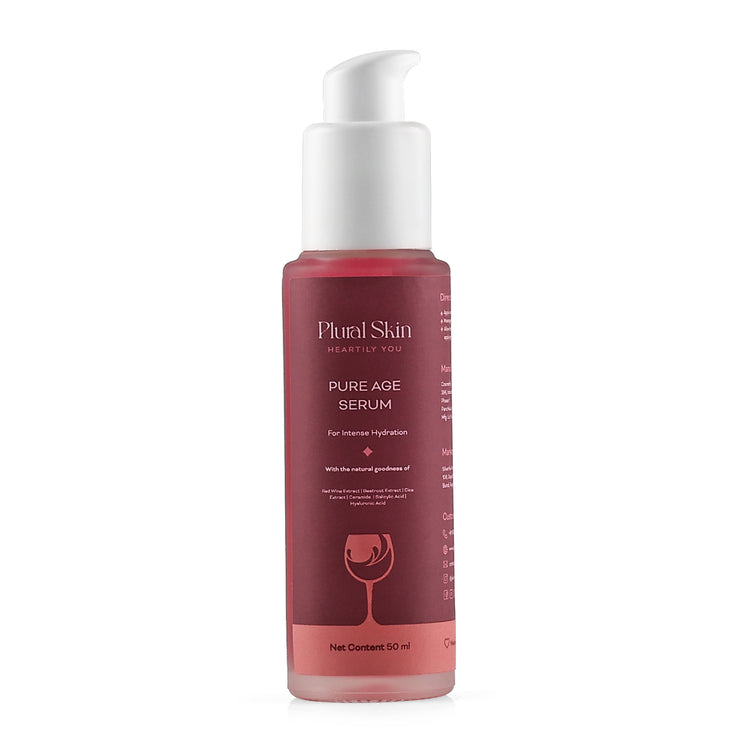 Pure Age Serum with Hyaluronic Acid and Red Wine Extract (50 ml)