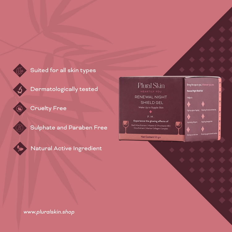 Renewal Night Sheild Gel with Marine Collagen Complex