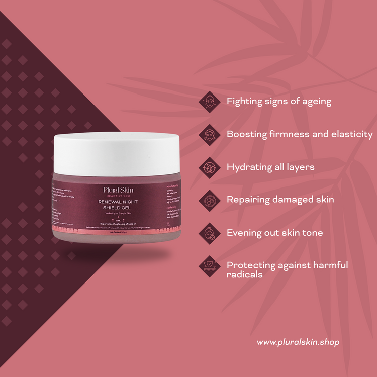 Renewal Night Sheild Gel with Marine Collagen Complex