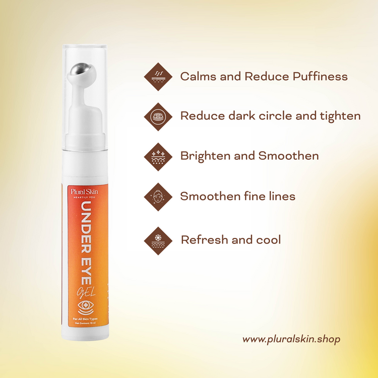 Under Eye Gel with Caffeine, Niacinamide and Retinol