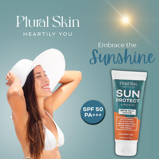 Sun Protect Sunscreen SPF 50 PA+++ UVA/UVB Matte Finish, Waterproof Sunscreen