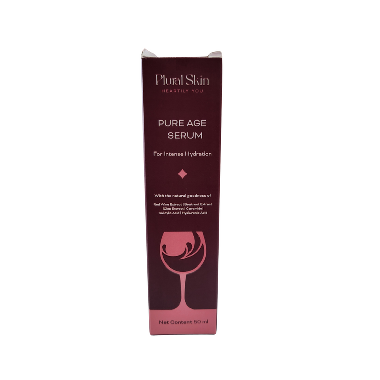 Pure Age Serum with Hyaluronic Acid and Red Wine Extract (50 ml)